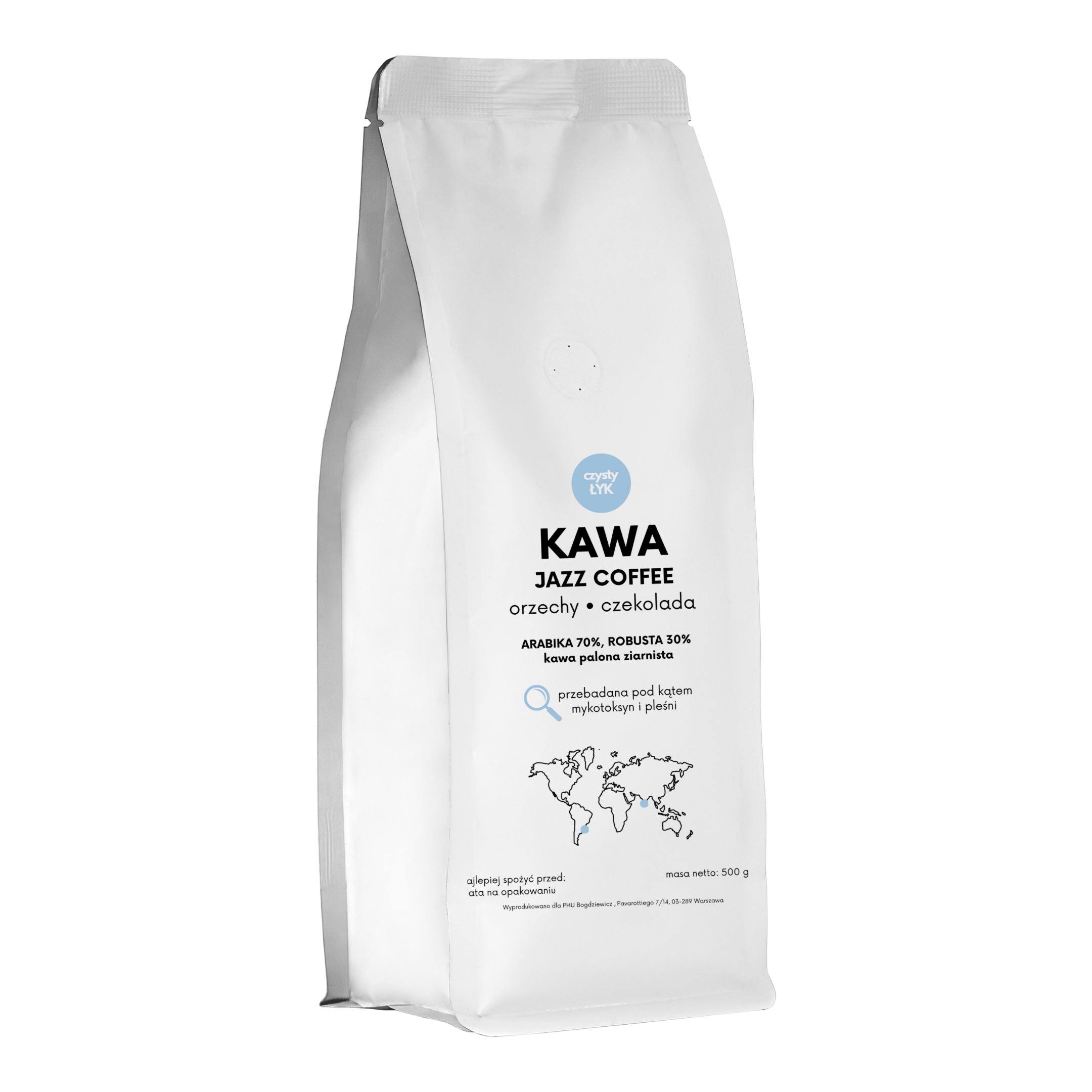 KAWA ziarnista Jazz Coffee 1 kg Czysty Łyk