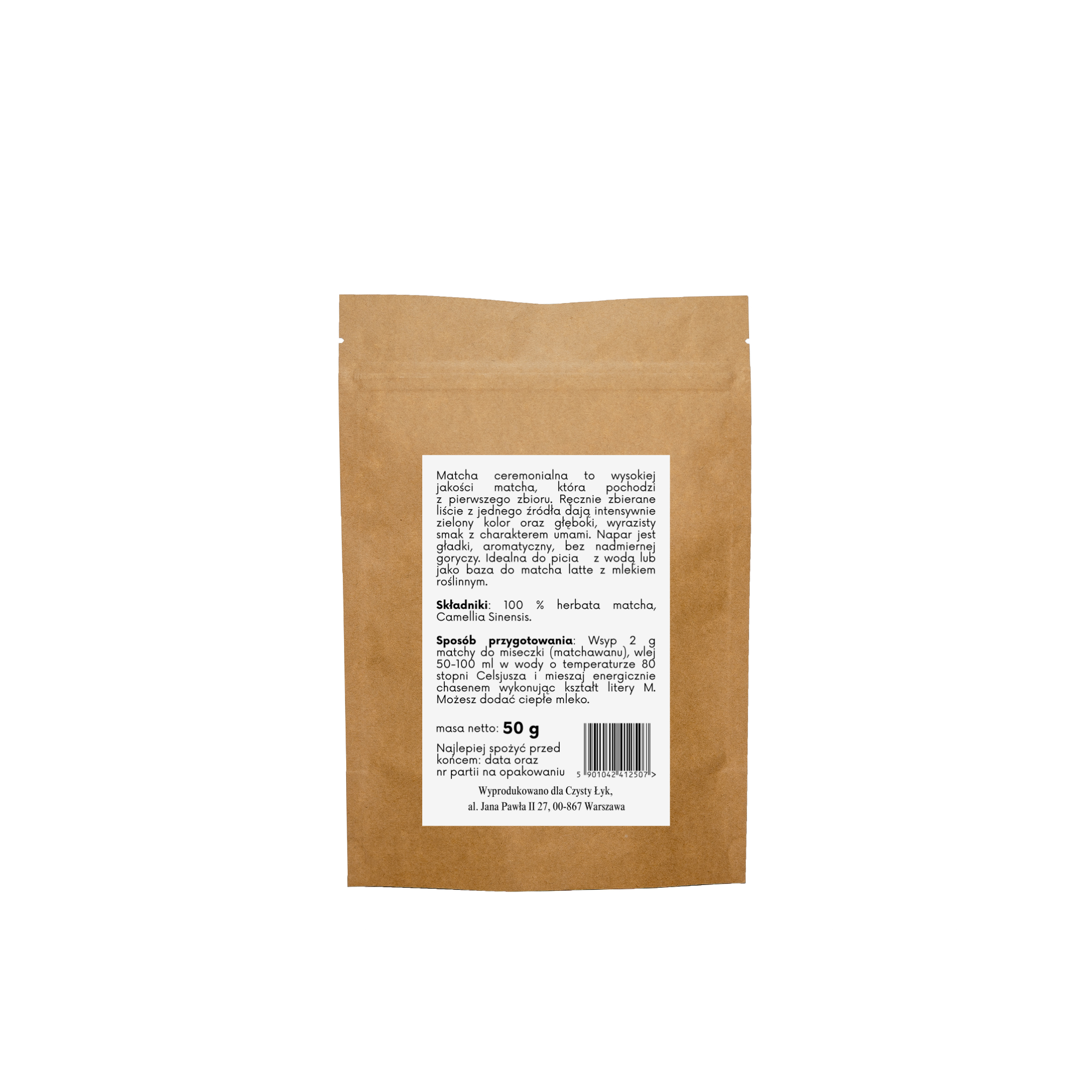 Matcha Ceremonialna z KYOTO/JAPONIA - 50 g Czysty Łyk - obrazek 2