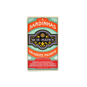 Sardynki pikantne w oliwie extra virgin – 120 g | Sete Mares