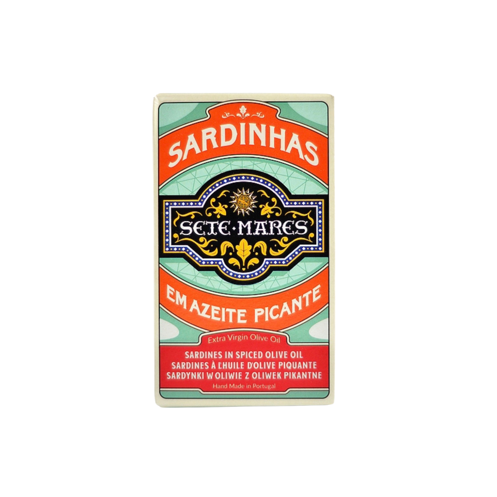 Sardynki pikantne w oliwie z oliwek extra virgin Sete Mares 120 g