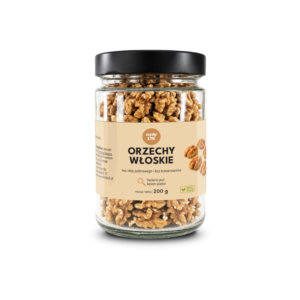 Orzechy włoskie średnio prażone – 200 g Czysty Łyk