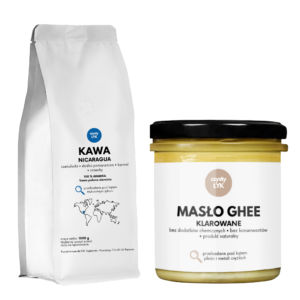 Kawowy duet Czysty Łyk – Nicaragua 1 kg + Masło Ghee 320 ml